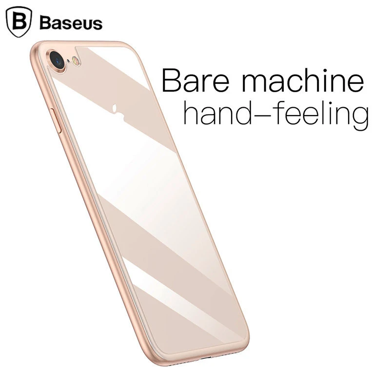 Baseus 0.3mm Back Screen Protector For iPhone 8 Rear Tempered Glass For