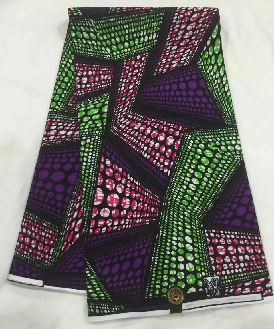 

LS-454 6 yards whole veritable wax hollandais,holland wax prints african ankara fabric for African Attire