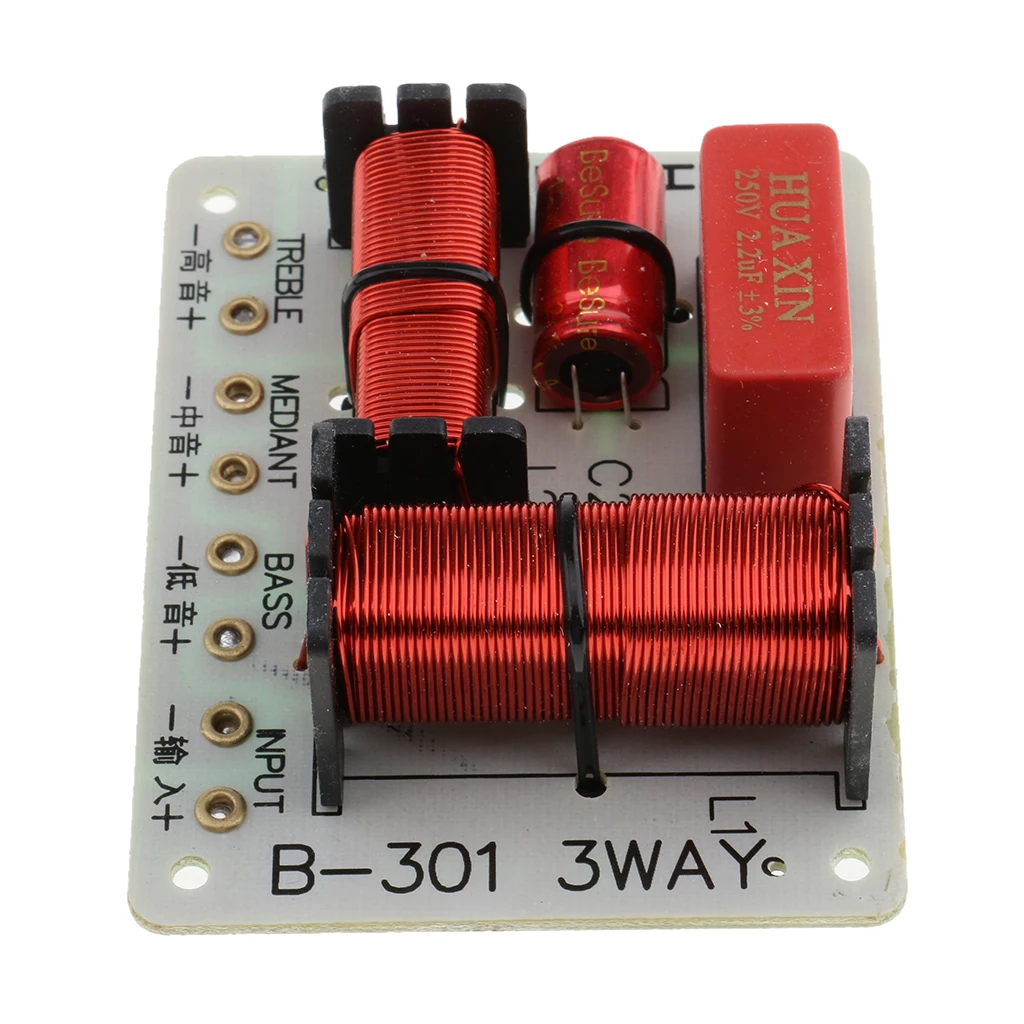 B-301 ВЧ бас 3 варианта делитель частоты Динамик аудио кроссовер фильтры доска DIY B-301 3-сторонний выход делитель частоты
