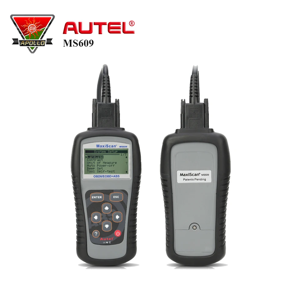 

Autel MS609 OBD2 Scanner Code Reader With ABS System Diagnosis Full OBDII Function Compared with MS509 & AL519