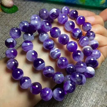 

Natural crystal Quartz Crystal Beads One Bracelet AAA 10mm