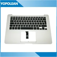 Ноутбук Россия Русский Топ чехол Упор для рук+ клавиатура+ Подсветка для Macbook Air 1" A1466 2013 большой вход