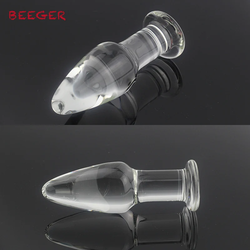 Стеклянные Мини-анальные игрушки BEEGER 10 5*3 5 см стеклянная Анальная пробка
