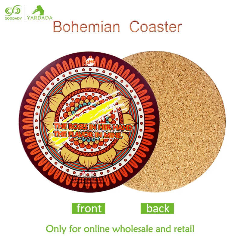 1pc Bohemian style table mats for dining table wedding decoration wood