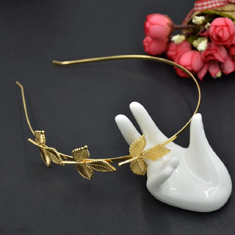 

Golden leaves hair Band High quality Women Hair Barrettes Ldays hair pins Ladies Hairbands Girls fashion hair accessory