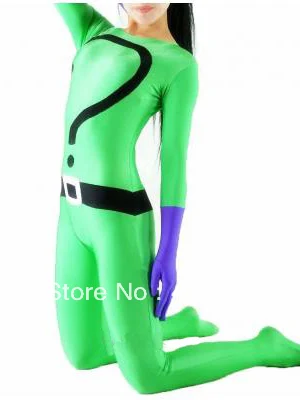 DC Comics Riddler Green Spandex Costume