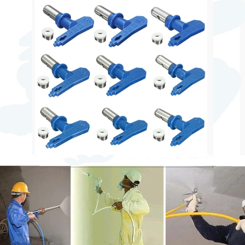 Blue 5 Series Airless Spray Tips Spray Nozzle Spraying Machine Accessories for Home Graden Power To