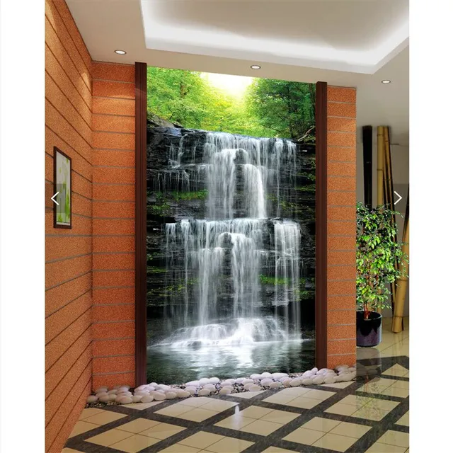 Beibehang Wall Paper Art Mural Hd Waterfall Natural Beauty Beibehang Wall Paper Art Mural Hd Waterfall Natural Beauty Restaurant Hotel Wallpaper Home Decor Modern