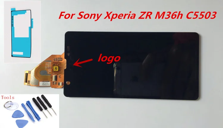 For Sony xperia ZR M36h C5503 C5502 LCD Display Touch screen with Digitizer Assembly + Free Tools Black 100% tested | Мобильные