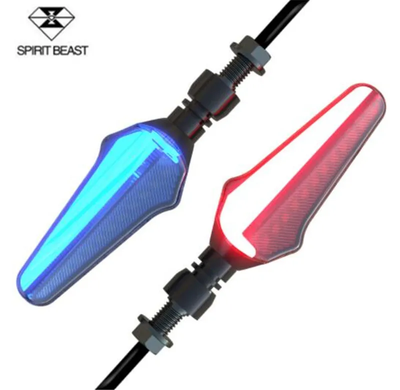 

SPIRIT BEAST 12V Motorbike Super Bright Lights Waterproof Motorcycle Turn Signal Mobile Accessories Decorative LED Indicator