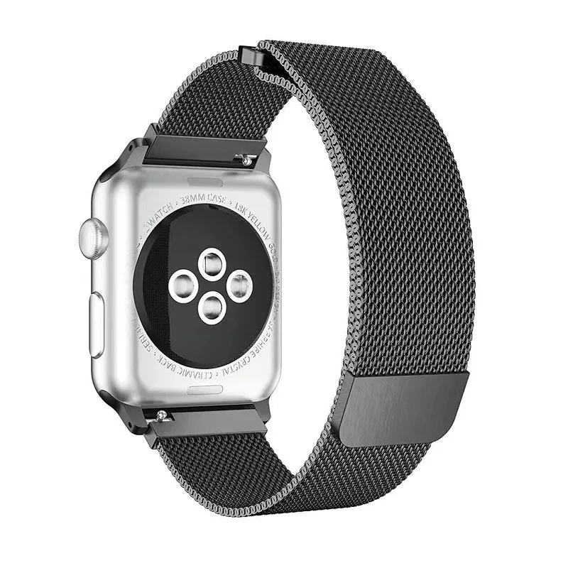 

Band For Apple Watch Milanese Loop 38mm 40mm 42mm 44mm Series 1 2 3 4 Strap For Apple iWatch Strap MilaneseMagnetic Bracelet