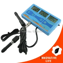 Multi-function 7-in-1 ORP mV PH CF EC TDS ppm Fahrenheit Celsius Meter Tester Thermometer Water Quality Monitor
