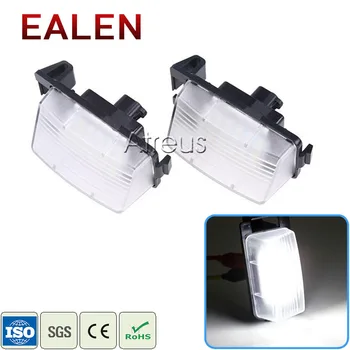 

EALEN 1Pair Car LED License Plate Lights For Nissan Tiida Livina Versa For Infiniti Nissan Skyline V36 G35 G37 350Z 12V LED Lamp