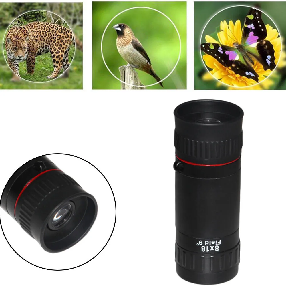 Outdoor High-power High-definition Night Vision for outdoor Hunting Telescope Low Light Sports Camping High Power 8X18 HD | Инструменты