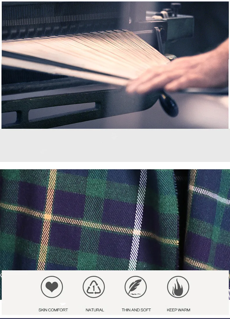 2021 New Europe Fashion Shawl Scarves Men Winter Warm Tartan Designer Scarf Business Sjaal Plaid Cotton Wraps Bufanda Foulard
