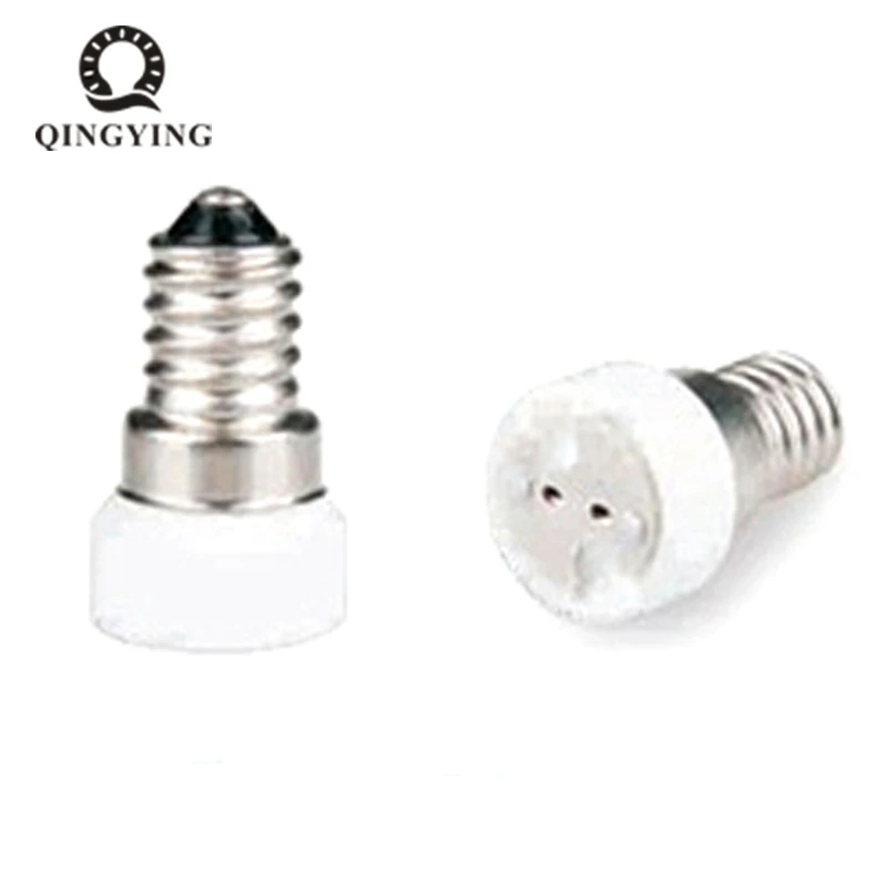 

2pcs E14 to MR16 G4 GU5.3 Extension lamp Base Conveter E14-MR16 Holder Socket Fireproof Material For LED Bulb Adapter Conversion