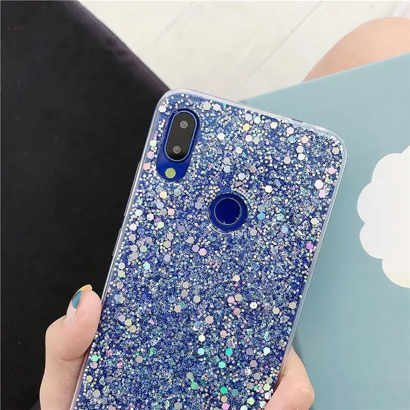 Soft Silicone Bling Crystal Glitter Case For Xiaomi Mi SE CC9