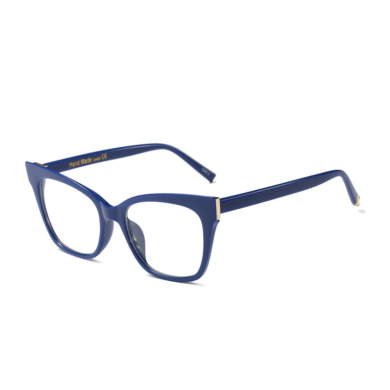 Iboode Ретро мода кошачий глаз оптические прозрачные очки для женщин и мужчин очки для чтения оправа ультра светильник близорукость очки фирменный дизайн - Цвет оправы: C5