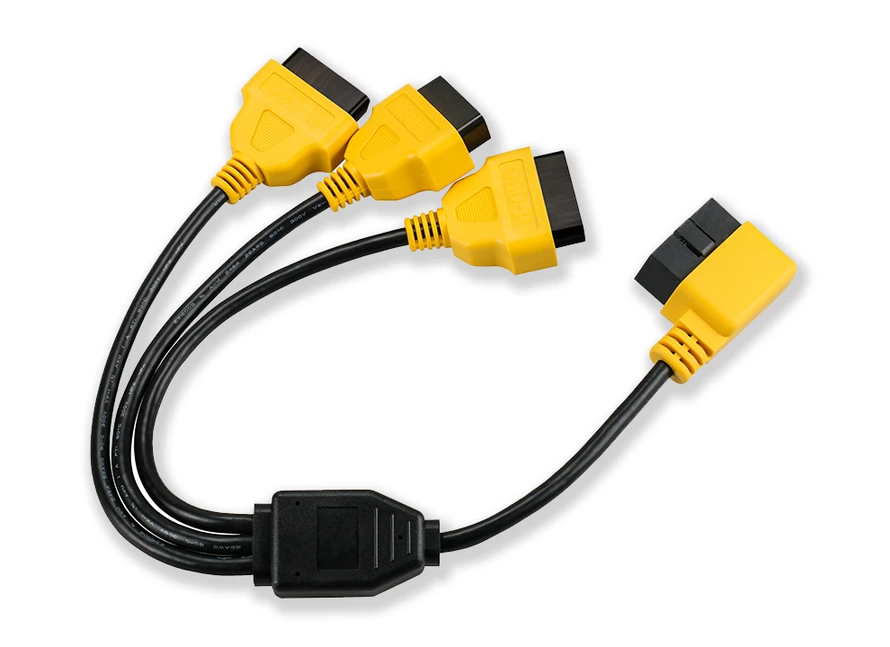 AUTOOL Premium Universal 1 Male to 3 Female OBD2 Splitter Cable