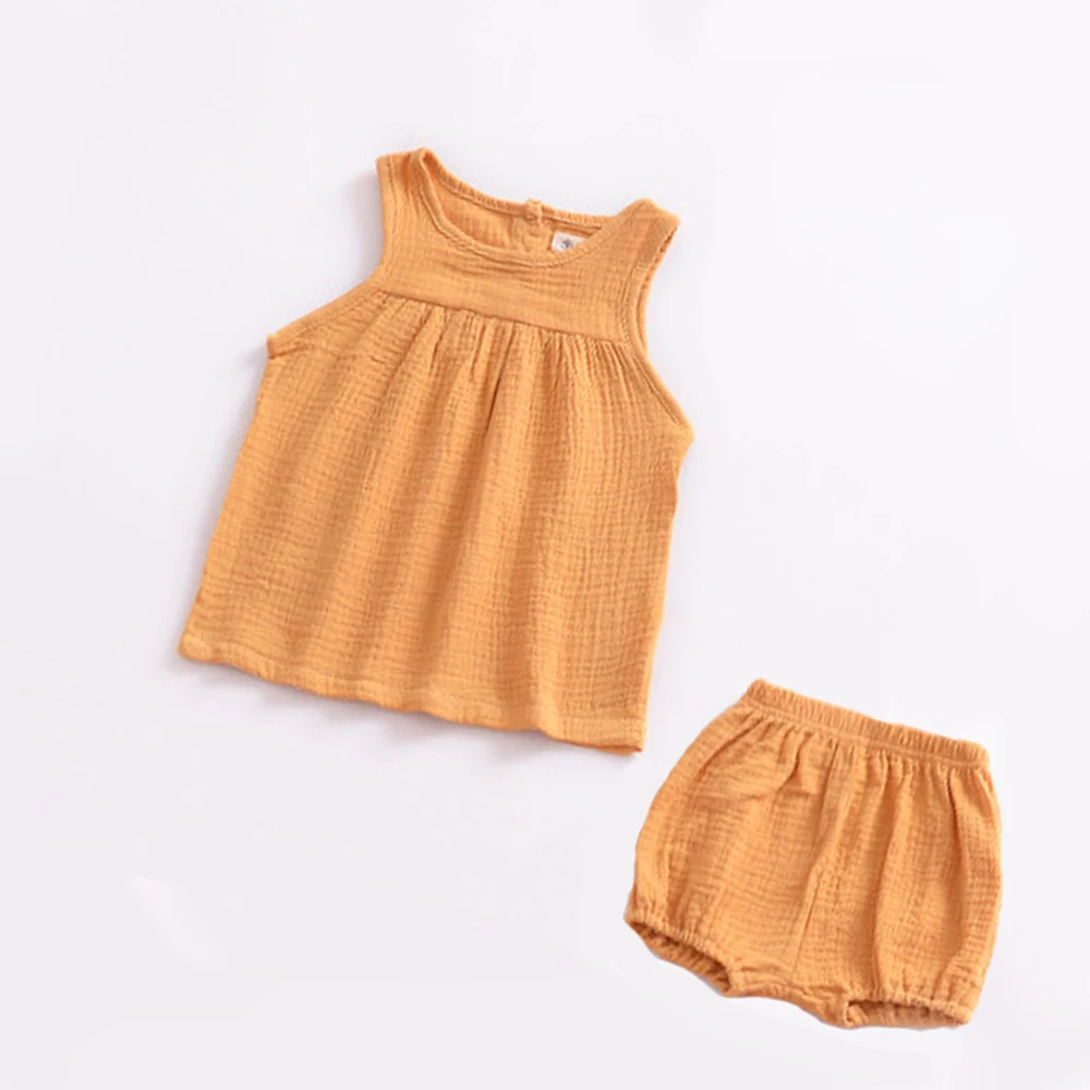 

Summer top 2018 kids clothes 0-4 years 5 colors cotton sleeveless kid t shirts baby girls clothes summer tshirt