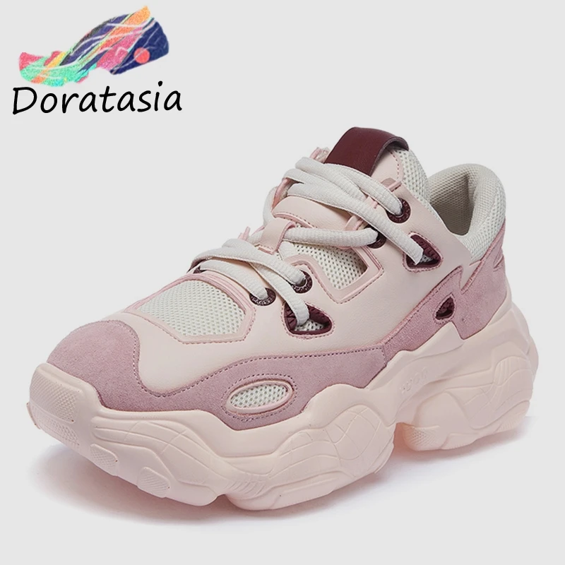 

DORATASIA New Arrivals 2020 High Quality Women Shoes Air Mesh Leisure Comfortable Sneakers Casual Walking Soft Shoes Woman Flats