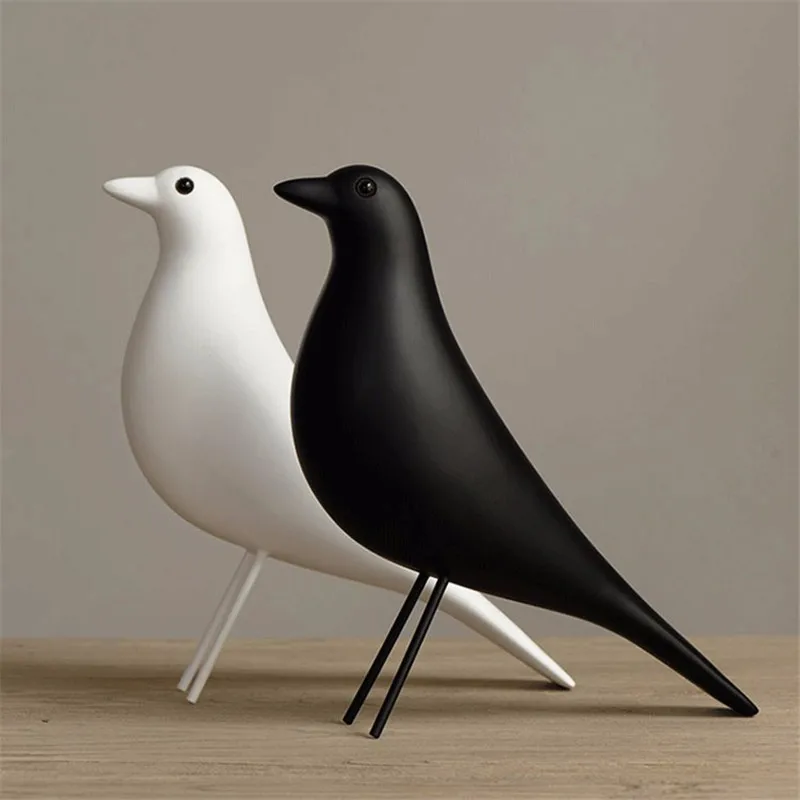 Free Shipping  Pop Art 6 Colors House Bird Designer Bird Furnishing High-Grade Bird Decorations Resin Crafts Best Forever GIFT
