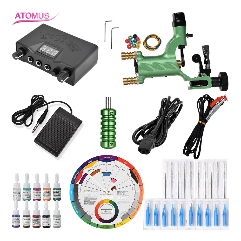 

Rotary Tattoo Machine Maquina De Profesional Maquinas Tatuage Kit Tatoo Tatto Set Tattoo Machine Support A Tatouer Profesional