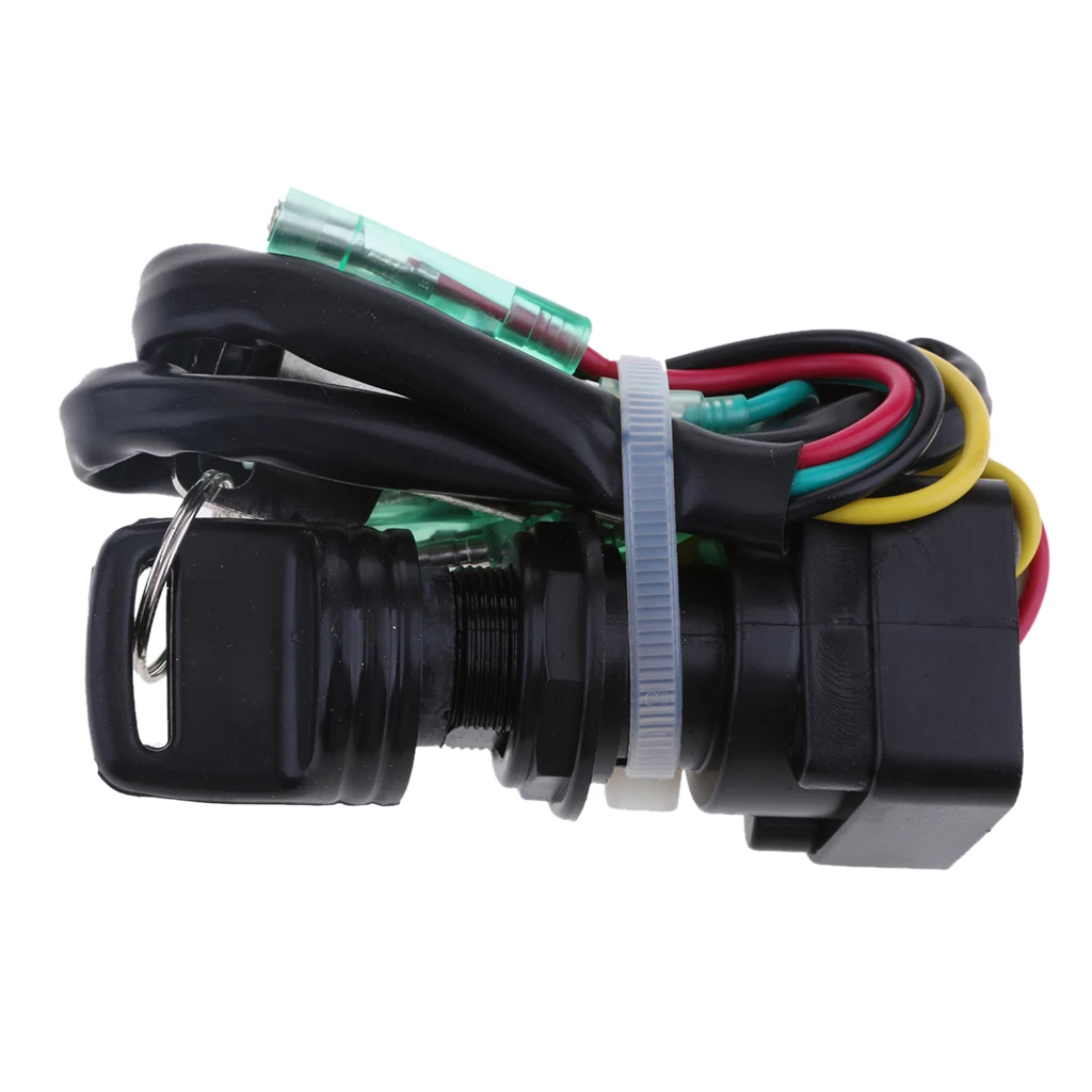 1 Pcs Universal Boat Ignition Key Switch Assembly For Yamaha 40HP 60HP Outboard Motor Replace 703-82510-42-00/703-82510-43-00