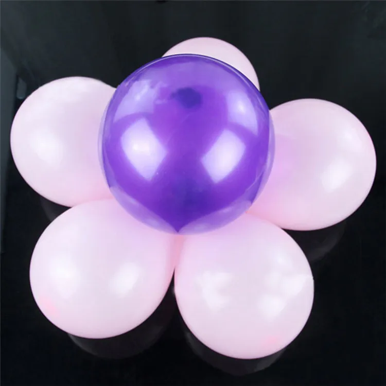 100pcs Balloons flower shape clips latex balloon Flowers DIY supplies