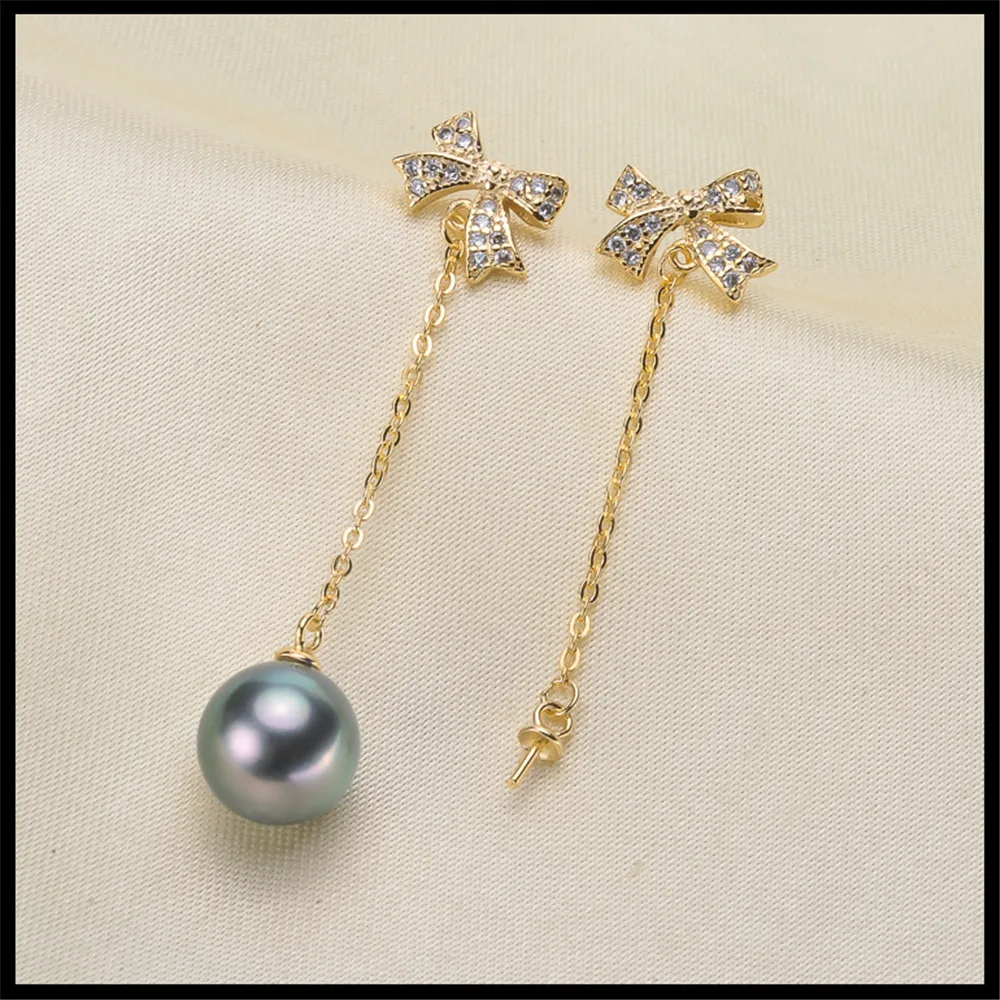 

Unique Design Hot Pearl Earrings Mountings, Drop Earrings Findings Settings Jewelry Parts Fittings Drop Earrings Accessories
