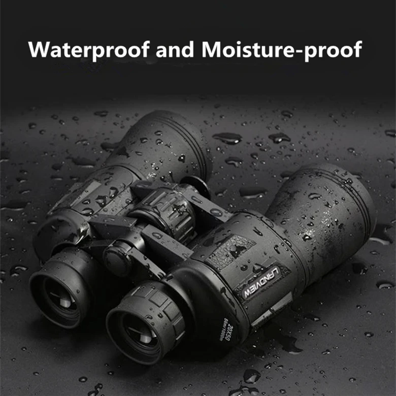 20x50 Poderosa Qualidade Grande Ocular Binocular Binóculos hd Telescópio Militar Russa Profissional Caça Visão Lll Noite 10 Telescópio e binóculos