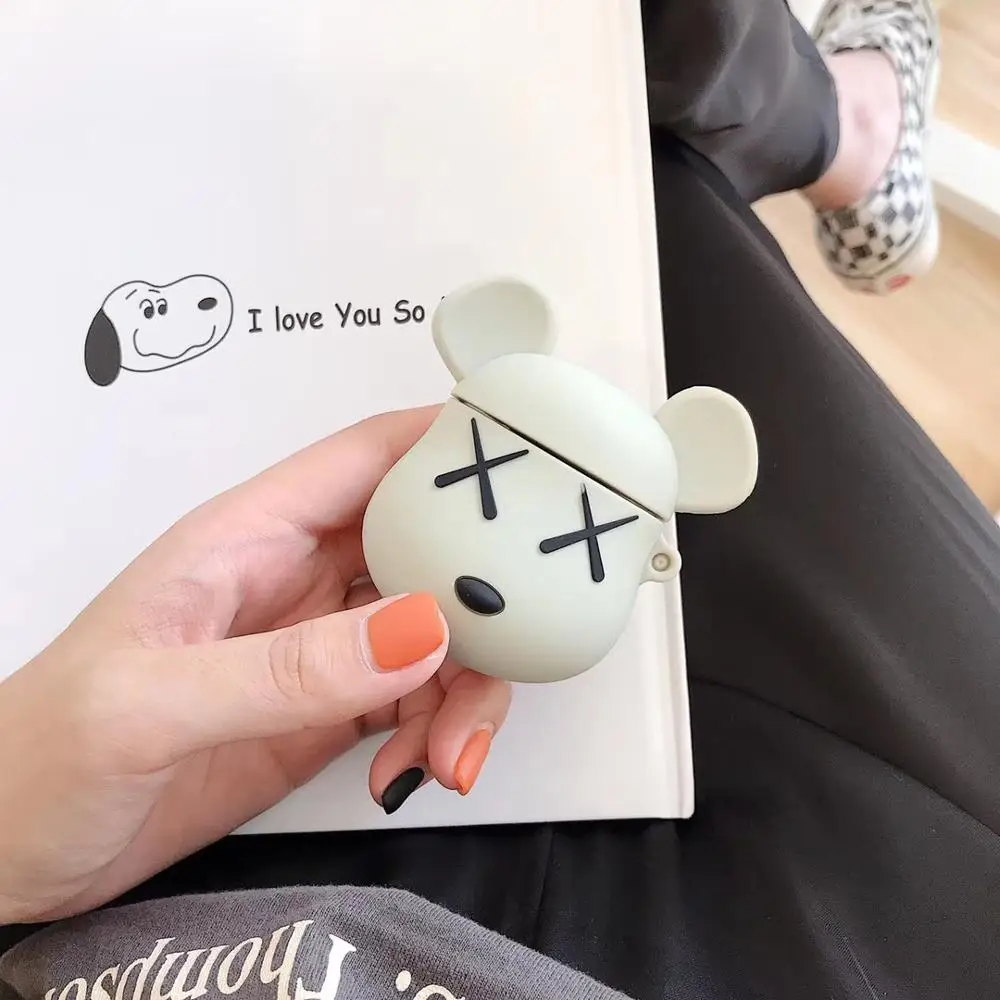 3D мультяшный милый чехол для Apple Airpods телефона аксессуары наушников|Бамперы| |