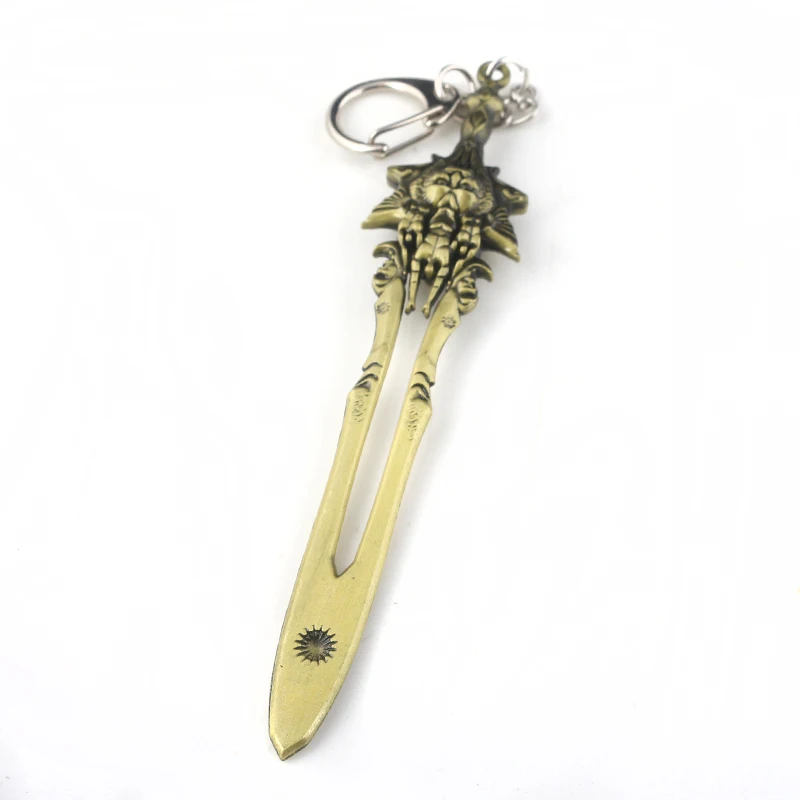 New God of War 4 Kratos Sword of Olympus Keychain Antique Bronze Metal Car Keyring Holder Men Women Jewelry Accessories Fashion Jewelry