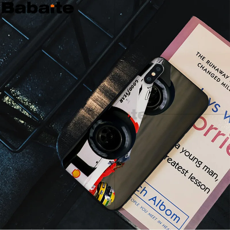 Babaite ايرتون سينا جميل تصميم الهاتف اكسسوارات حالة ل أبل فون 8 7 6 6 ثانية زائد X XS ماكس 5 5 ثانية SE XR الهواتف المحمولة
