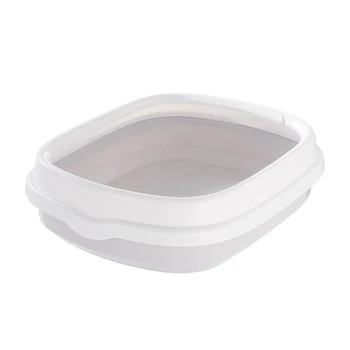 

Pet Cat Toilets Litter Box Durable Cats Bedpans Cat Training Kit Litter Bedpans Big Space Puppy Kitten Toilet Cleanness For Ca