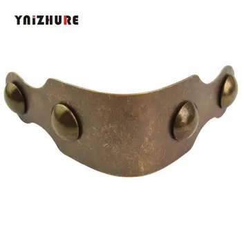 

4pcs Wooden Box Copper Corner Fillet Code Copper Sheet Connector Antique Furniture edging Corner Sheet Leather Suitcase