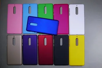 

50pcs/lot Free Shipping New Rubber Matte Hard back Case Cover For Nokia 3 5 6