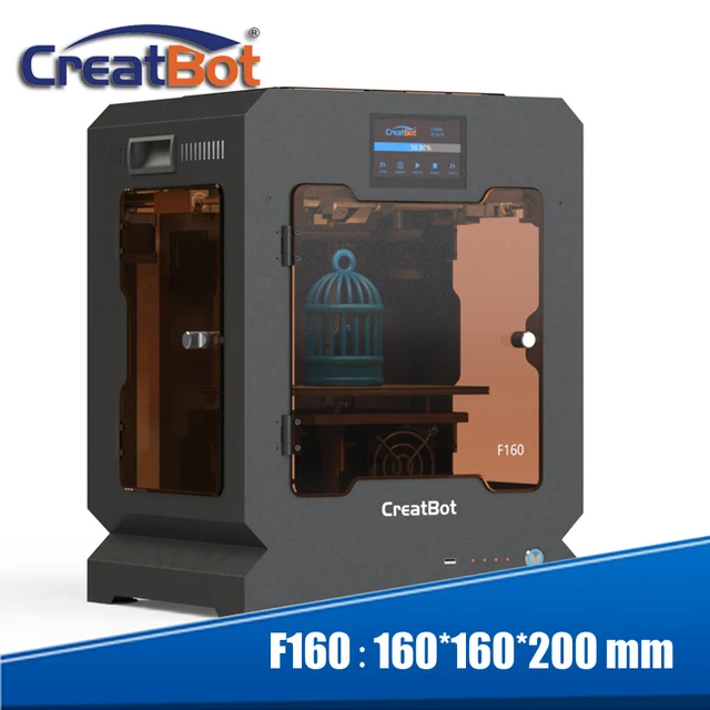 Special Price enclosed metal case small 3d printing machine 160*160*200 mm Creatbot F160 PEEK 3d printer for dental printing medical area Special Price enclosed metal case small 3d printing machine 160*160*200 mm Creatbot F160 PEEK 3d printer for dental printing medical area