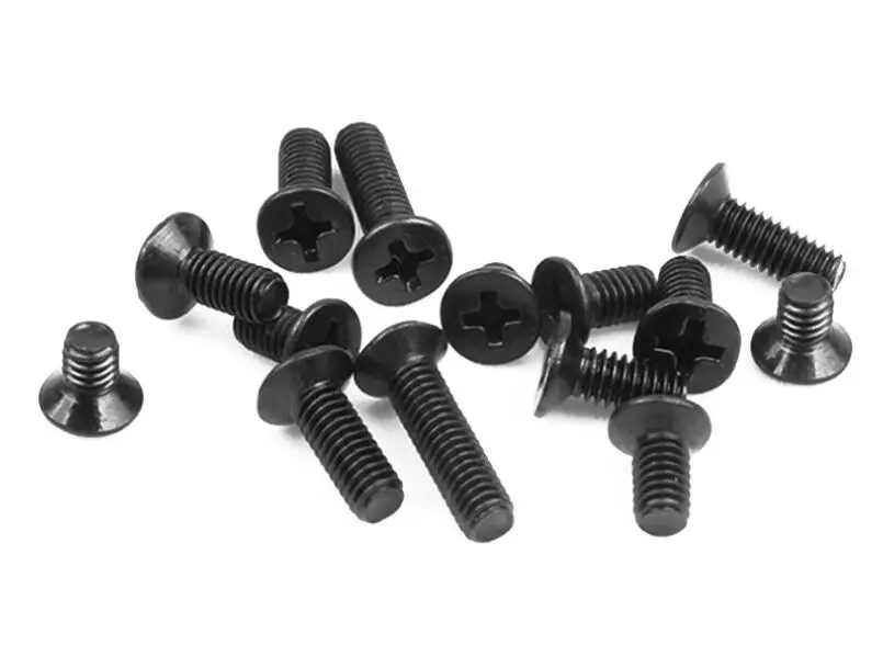 Flat head screws carbon steel screws M1 M1 2 M1 4 M1 6 M1 7 3