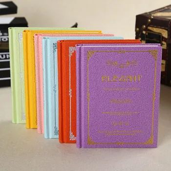 

2017 Retro high-quality paper notebook custom wireless binding gift stationery hardcover notebook diary