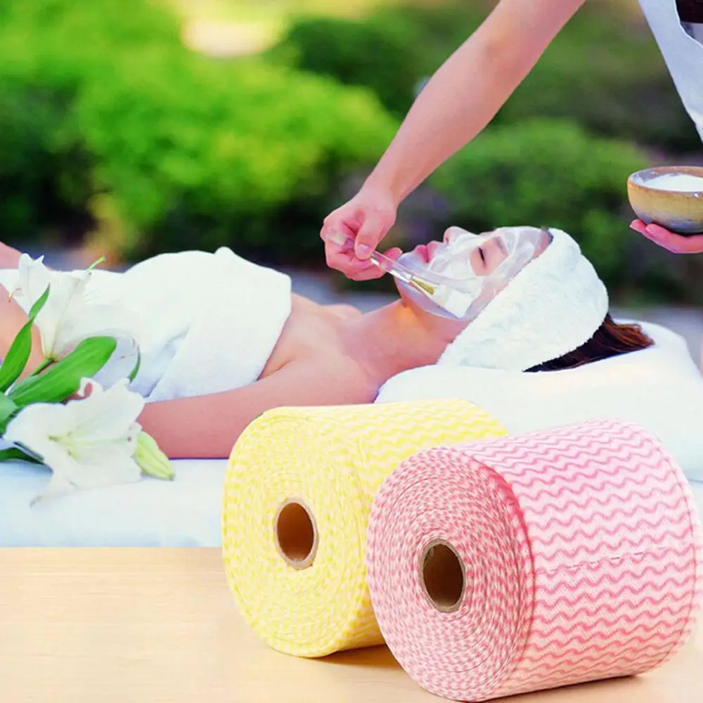 80 Pcs/Roll Beauty Care Disposable Deep Cleaning Face Towel Makeup Cosmetic Non woven Fabric