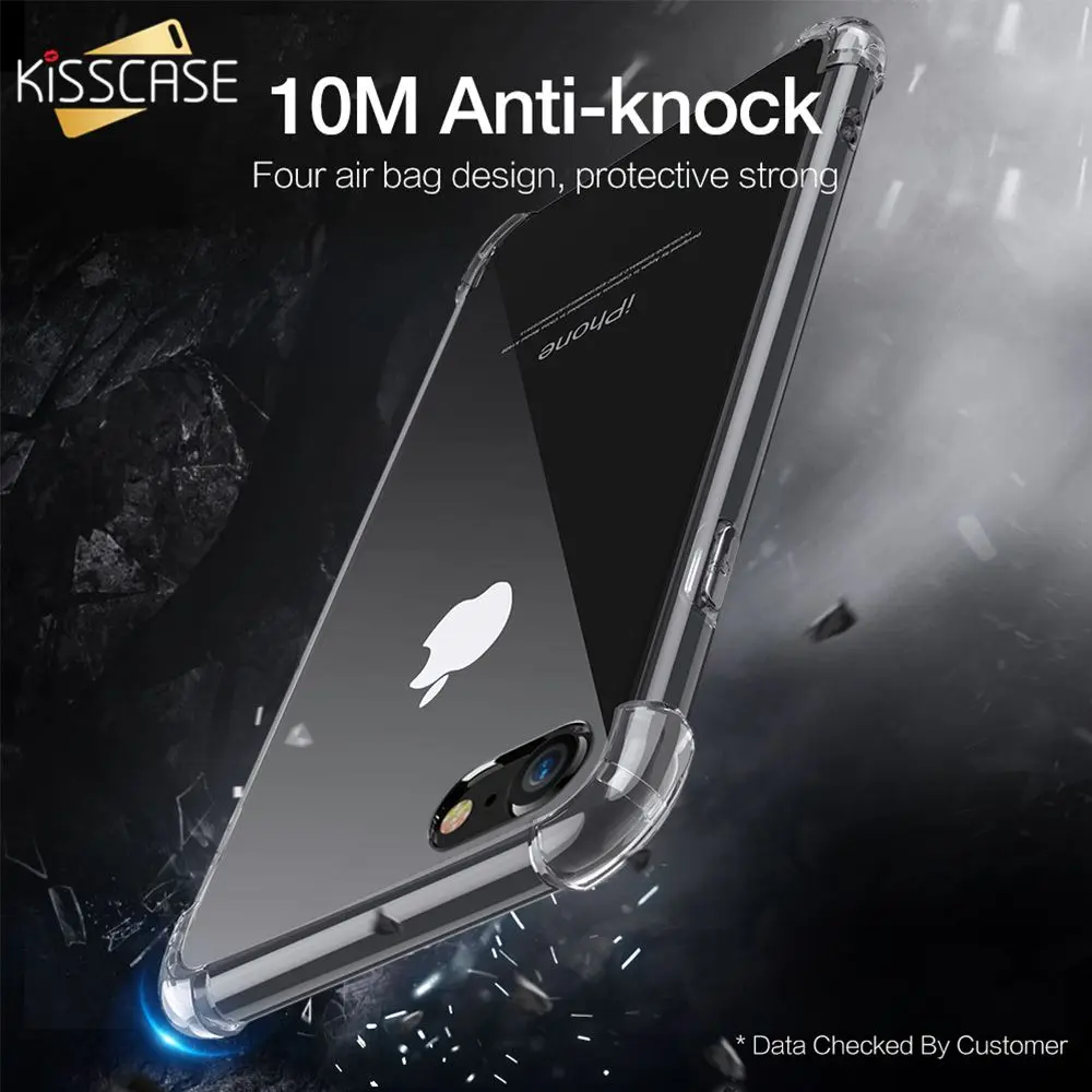

KISSCASE Soft Case For iPhone X 6 6S Plus 7 8 Plus XR Phone Case For iPhone 11 11Pro Clear Shockproof Silicone Transparent Cases