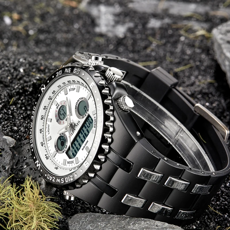 Luxury Brand Mizums Men Fashion Sport Watches Men's Quartz Digital Analog Clock Man Full Steel Wrist Watch relogio masculino free shipping (12)