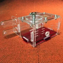 2 трубки муравья мастерской Ant гнездо акриловая ферма муравьи дворец Замок задний фон для студий клетки насекомых студентов научное устройство класса игрушка TB215 Ant вилла