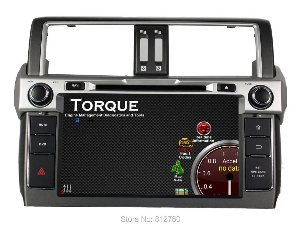 Excellent 8 inch 1024*600 HD Octa Core Android 9.0 Car DVD PC for Toyota Prado 2014 2015 GPS Navigation Radio RDS Stereo Head Unit WIFI 3G 6