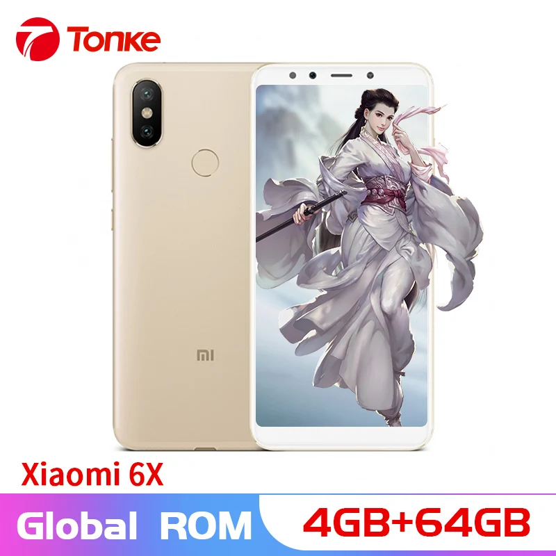 

Original Multi-language Rom Xiaomi Mi6X Mi 6X 4GB 64GB Snapdragon 660 Octa Core 5.99" 18:9 Full Screen 20MP+12MP AI Dual Camera