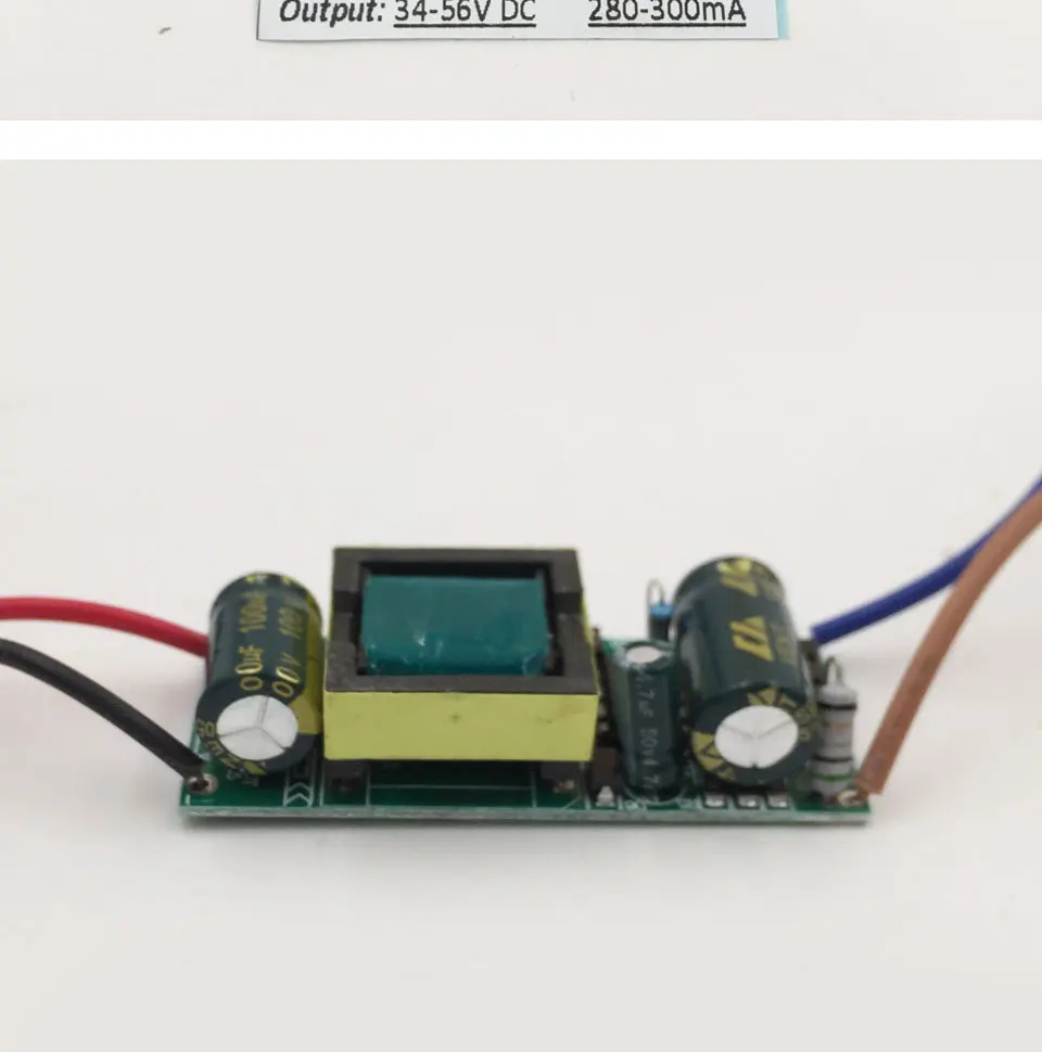 3W 5W 10W 15W 20W 25W 30W 35 Вт с драйвером постоянного тока для светодиода 100V 220V преобразователь переменного тока в постоянный Питание трансформатор доска 50/60hz