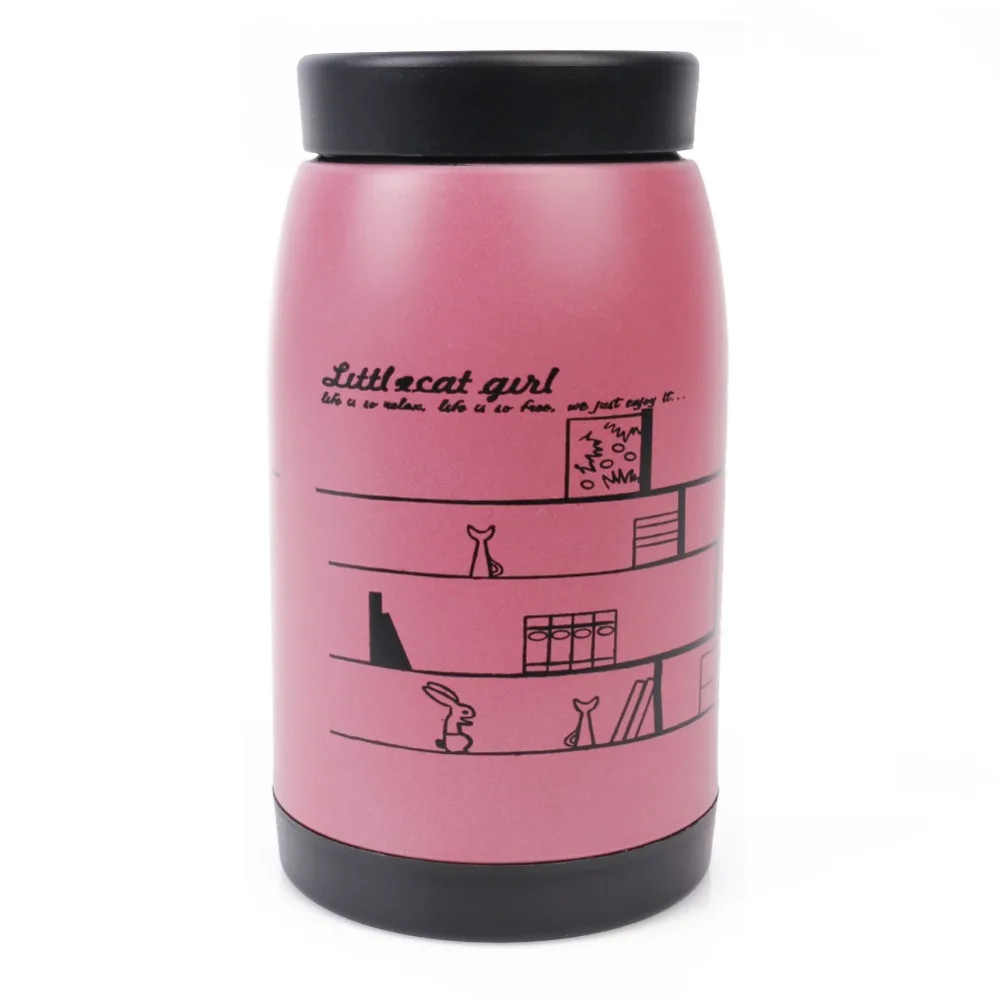 250 ML Hot Korean Stainless Steel Tea Water Coffee Flask Vacuum Thermos