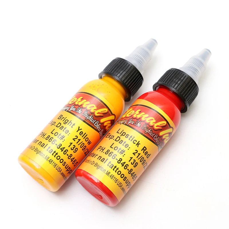 

1 Pcs Colors Tattoo Ink Set 1 oz 30ml/Bottle Tattoo inks Pigment Kit for Tatoo makeup beauty skin body art Permanent makeup ink