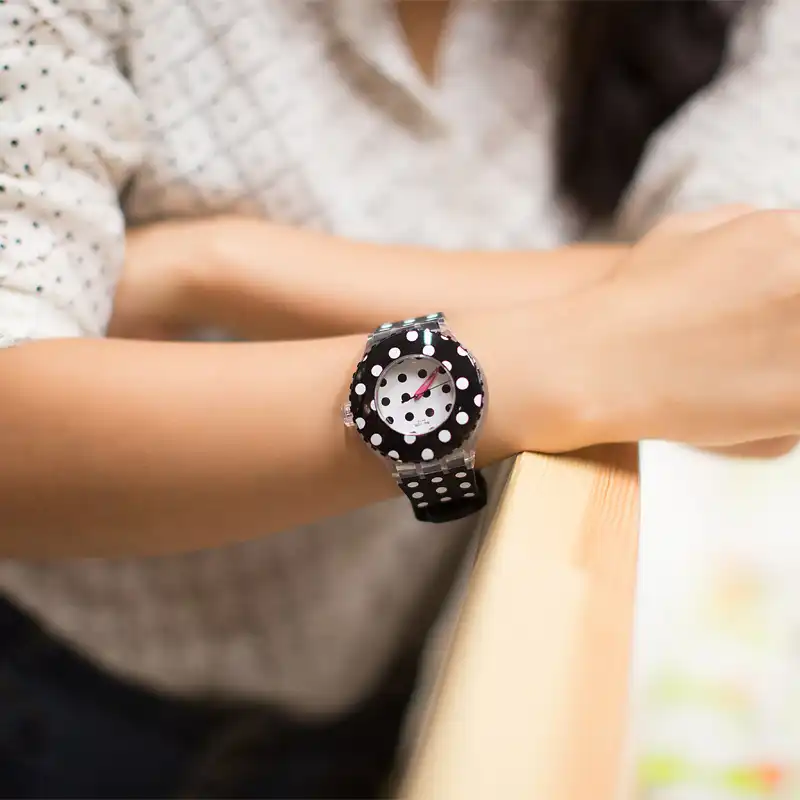 Swatch Watch Contrast Perspective Diving Men And Women Table Suuk107 Quartz Watches Aliexpress